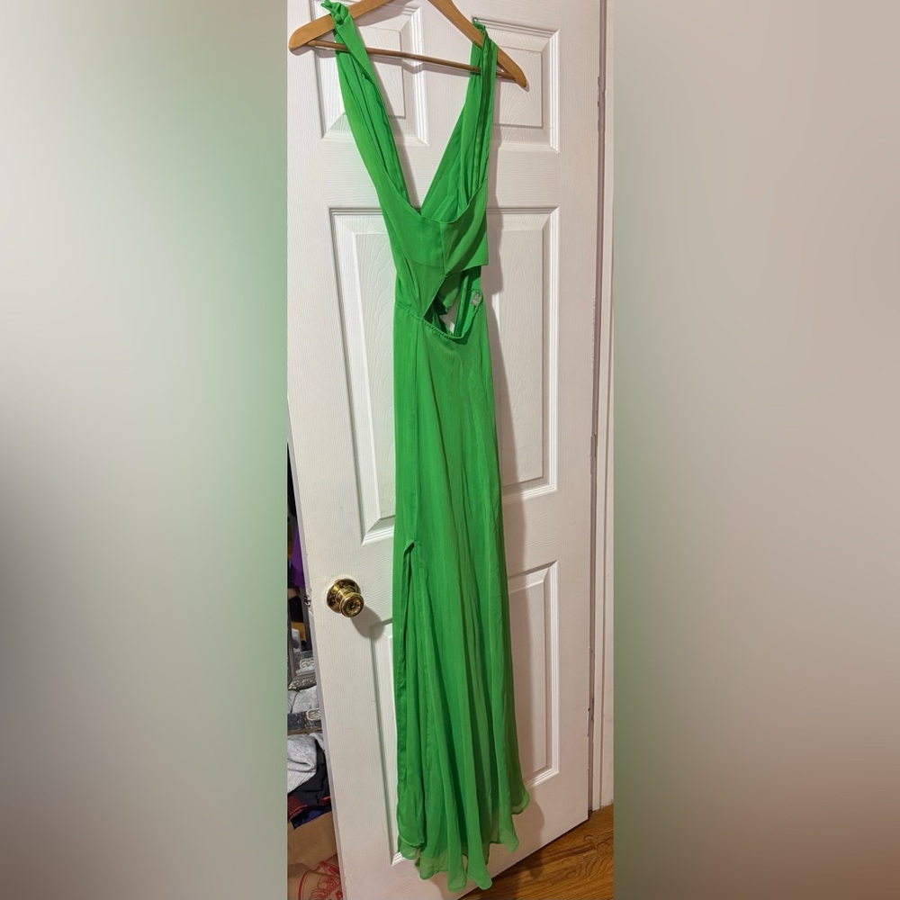 ASOS Bright maxi Green Dress
